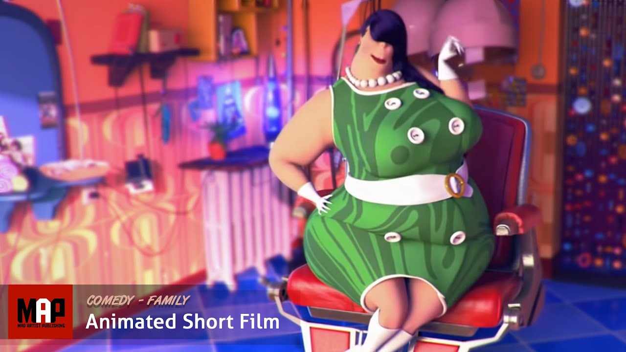Funny CGI 3d Animated Short Film ** ADULT HAIR ** Romantic Comedy animation by ESMA Team