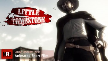 Action Western CGI 3D Animated Short ** LITTLE TOMBSTONE ** Film Animated by ESMA Team