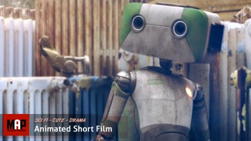 Cute VFX & CGI Animated Short Film ** SACCAGE ** AI Robot Animation by ISART Digital