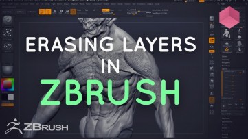 Erasing from Layers in ZBrush