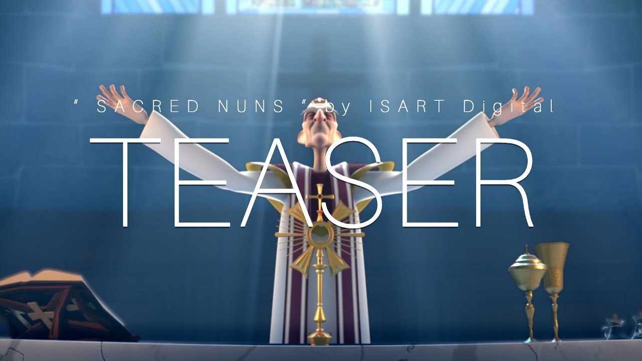 TEASER Trailer | CGI 3D Animated Short Film ** SACRED NUNS ** Funny Animation by ISART DIGITAL Team