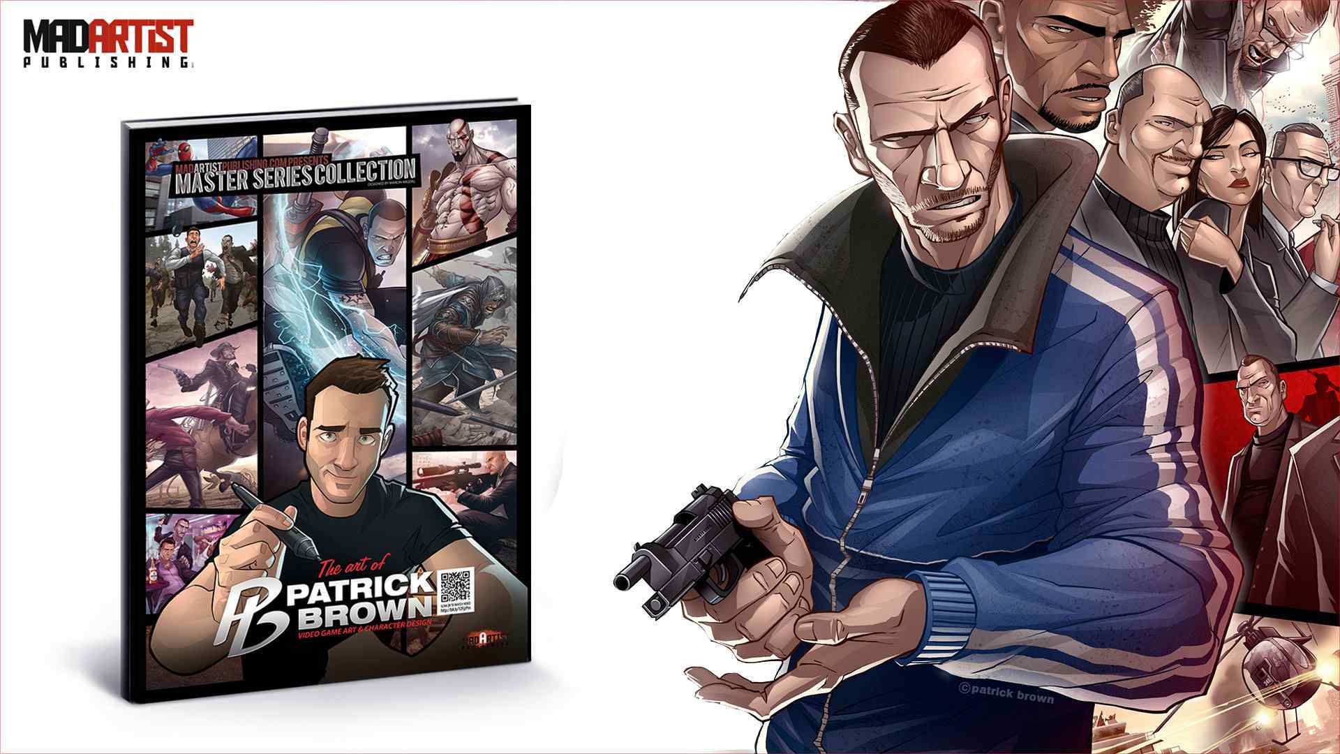 Book - Art of Patrick Brown: Video Game Art & Character Design 