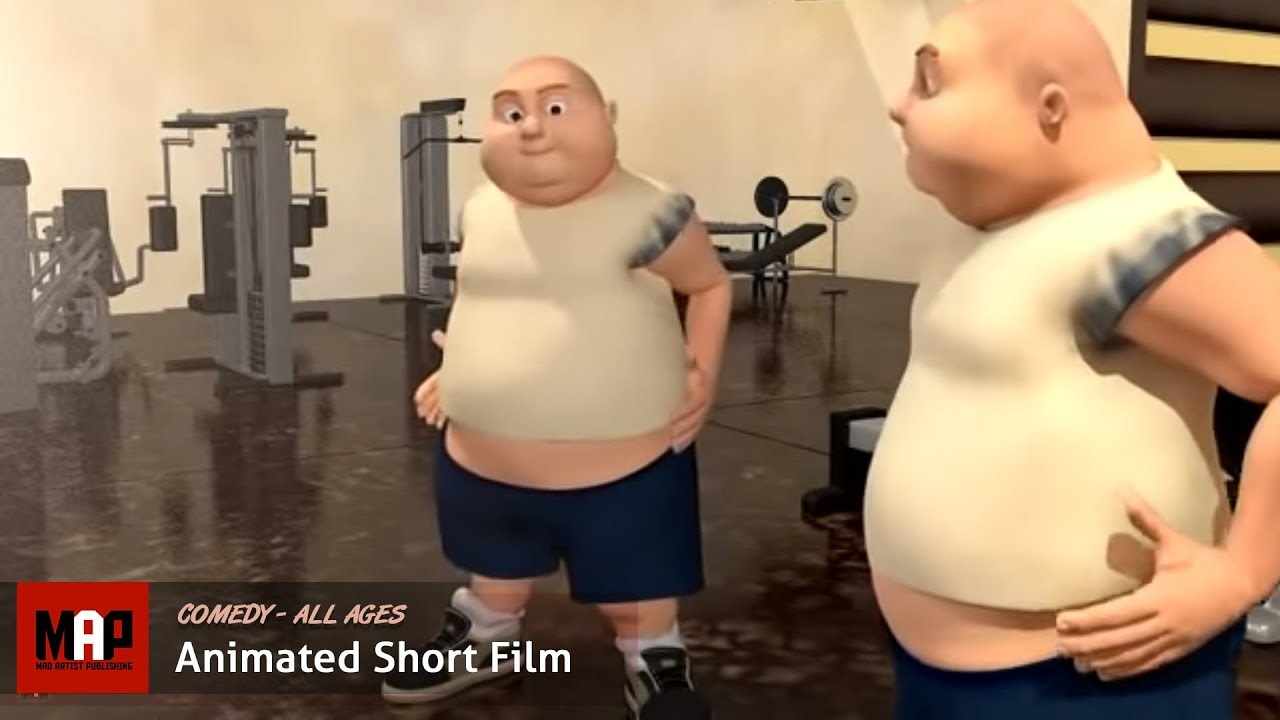 Funny CGI 3d Animated Short Film ** AUTO WORKOUT ** Animation by Si Yeun Park & Sheridan College
