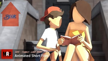 Cute CGI 3D Animated Short Film ** BLIK ** An Adorable Girl Crush Love Story by HKU Team